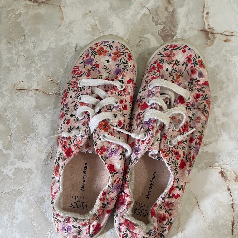Floral Womens Sneakers